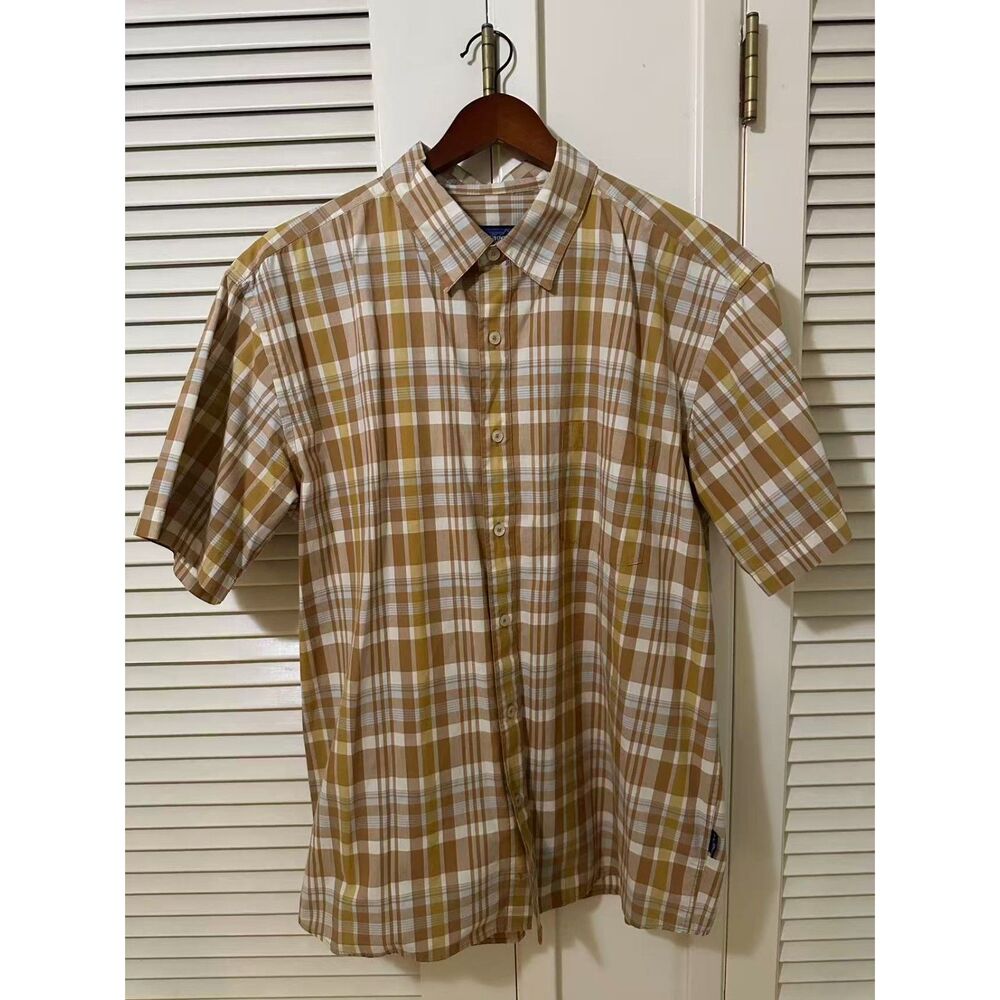 Vintage Patagonia Kapalua Embroidered Organic Cotton Plaid Shirt Men’s L